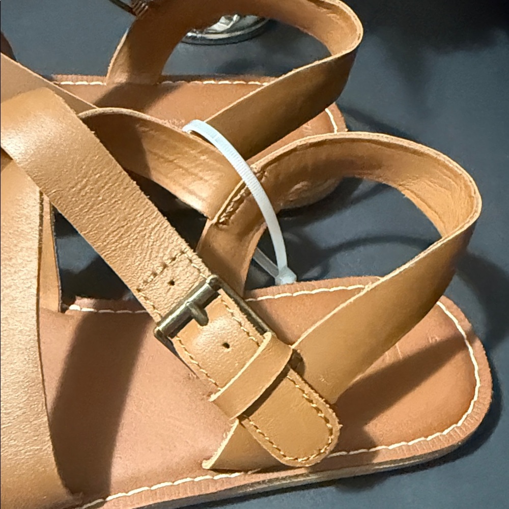 Toms Brown Strappy Sandals - Picture 4 of 11